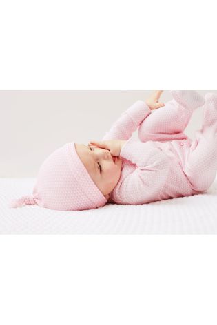 Pink Sleepsuits Four Pack (0mths-2yrs)